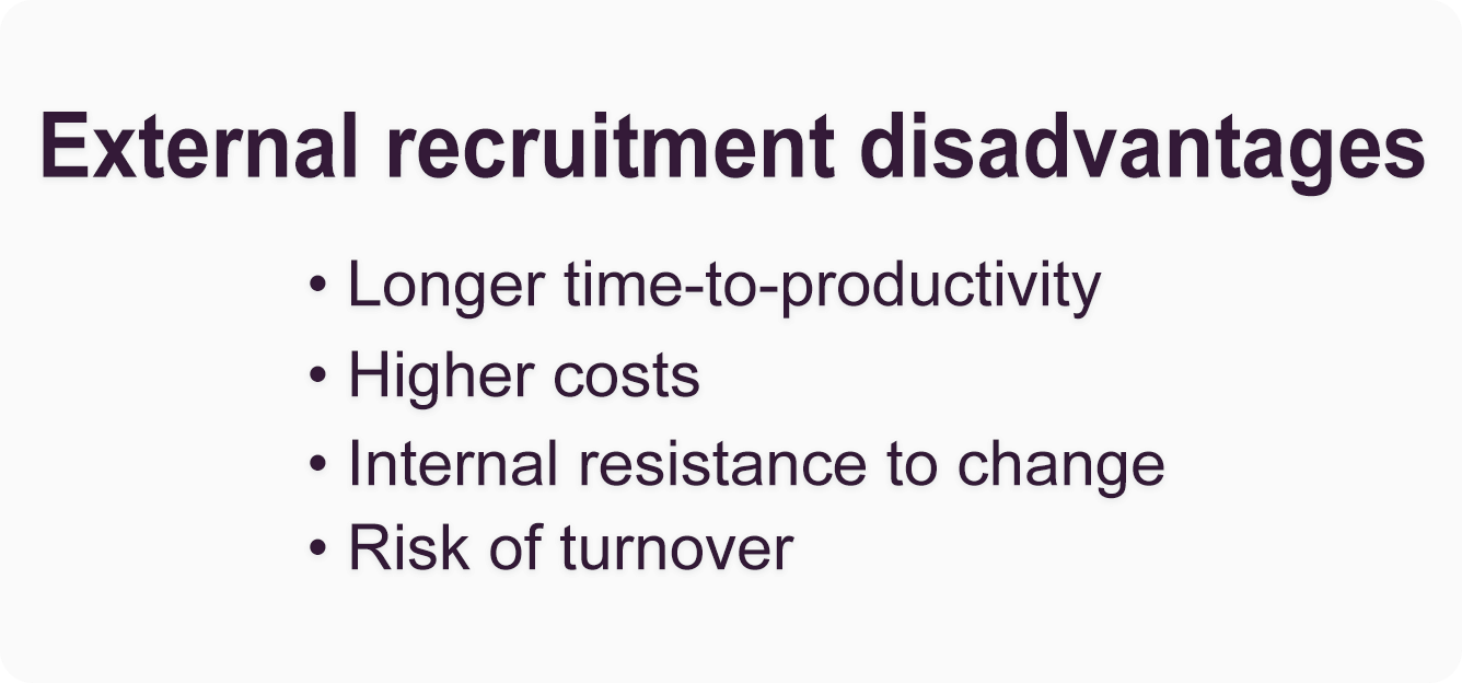 External Recruitment Disadvantages | JobFairX