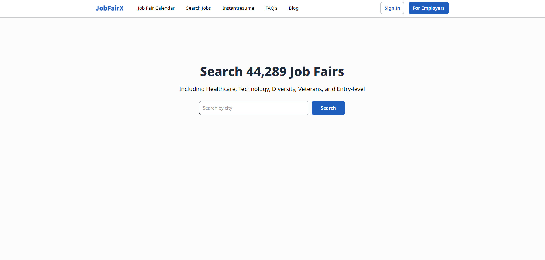 Jobfairx Screenshot | JobFairX